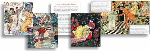 Walter Crane sample collage of illustrations