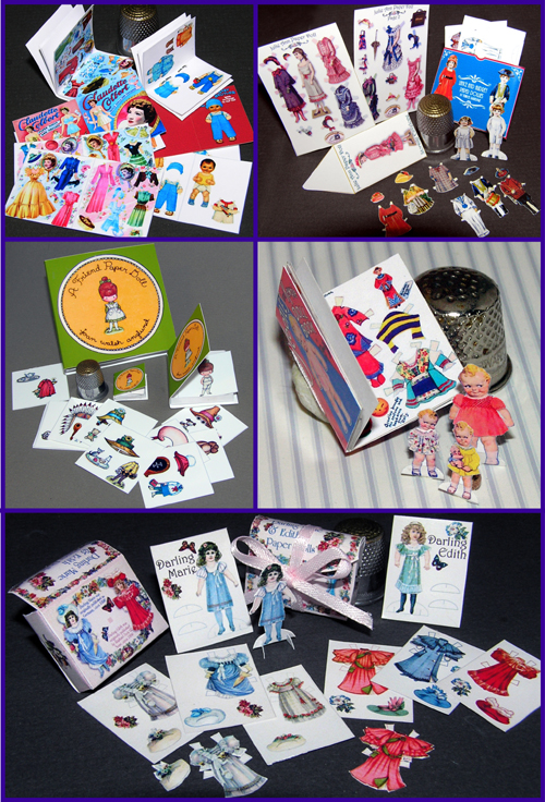 Vintage Paper Dolls 1:12