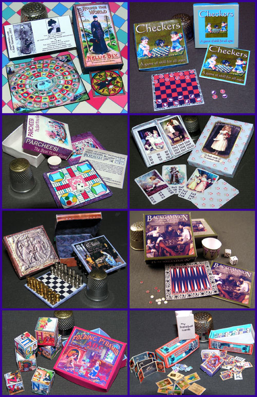 Vintage Parlor Games 1:12