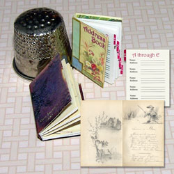 Victorian woman's desk detail 1:12