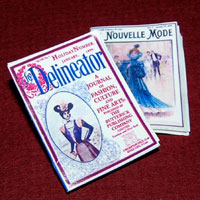 1 inch scale: Delineator and Nouvelle Mode magazines