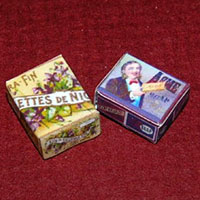 1 inch scale: French bar soap