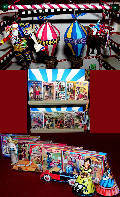 Toy shop toy placement map