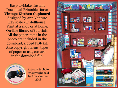 book37 Vintage Kitchen Cupboard