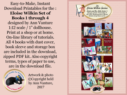 Eloise Wilkin Children's Books for 1:12 dollhouse scale