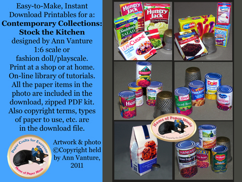 Fashion Doll Stock the Kitchen