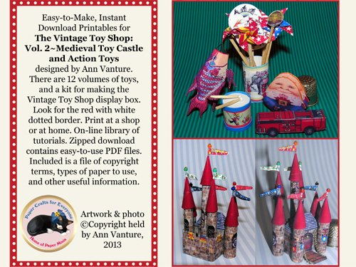 Vintage Toy Shop Toys vol. 2 1:12 scale