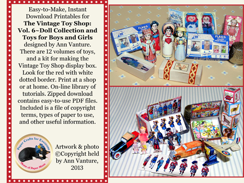 Vintage Toy Shop vol. 6 for 1:12 scale