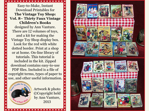 Vintage Toy Shop Vol. 8 1:12 dollhouse scale