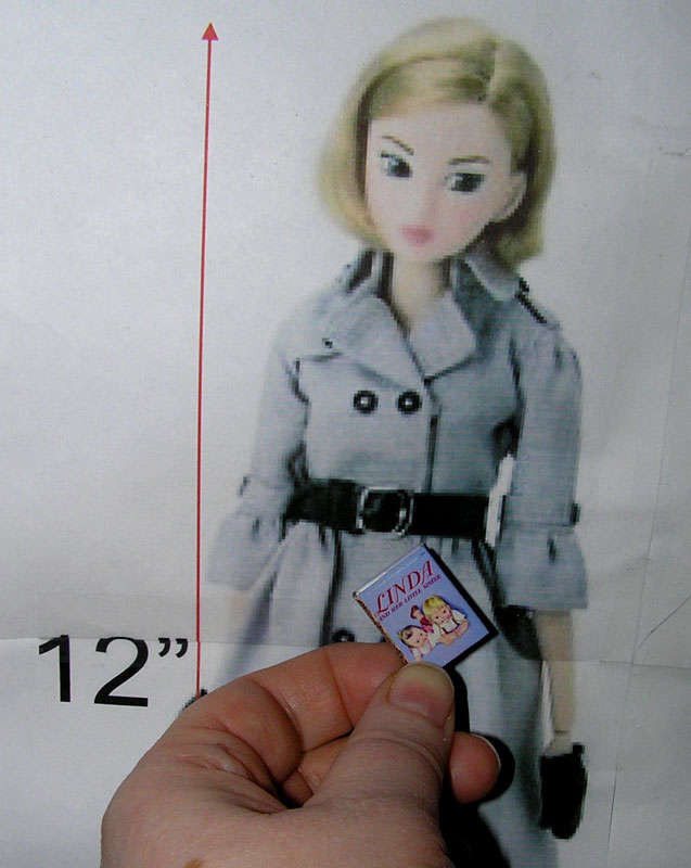 12in Fashion Doll and small Eloise Wilkin book