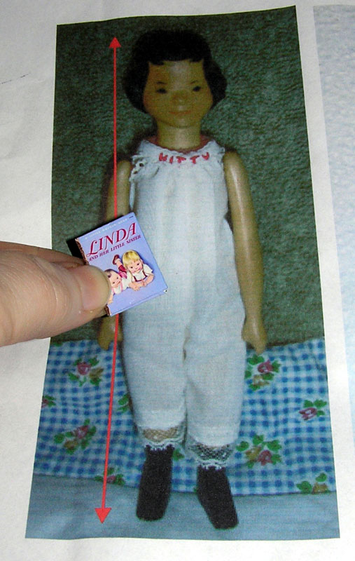 Hitty 6.25 doll with Eloise Wilkin book